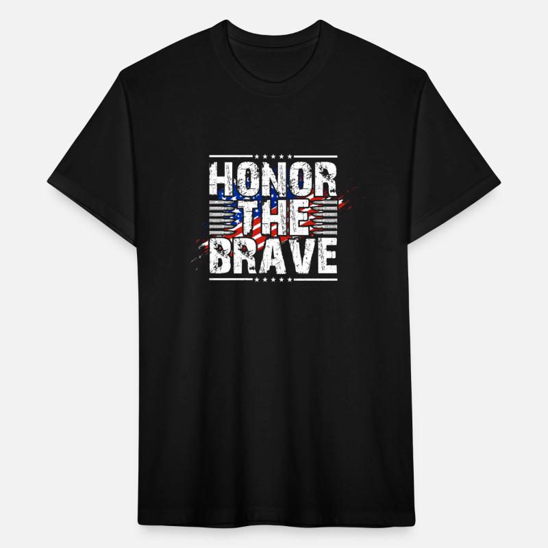 Honor The Brave, Patriotism Tee Design