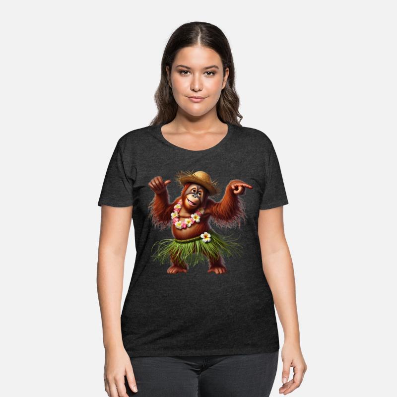 Hula Orangutan: Fun Tropical Dancer