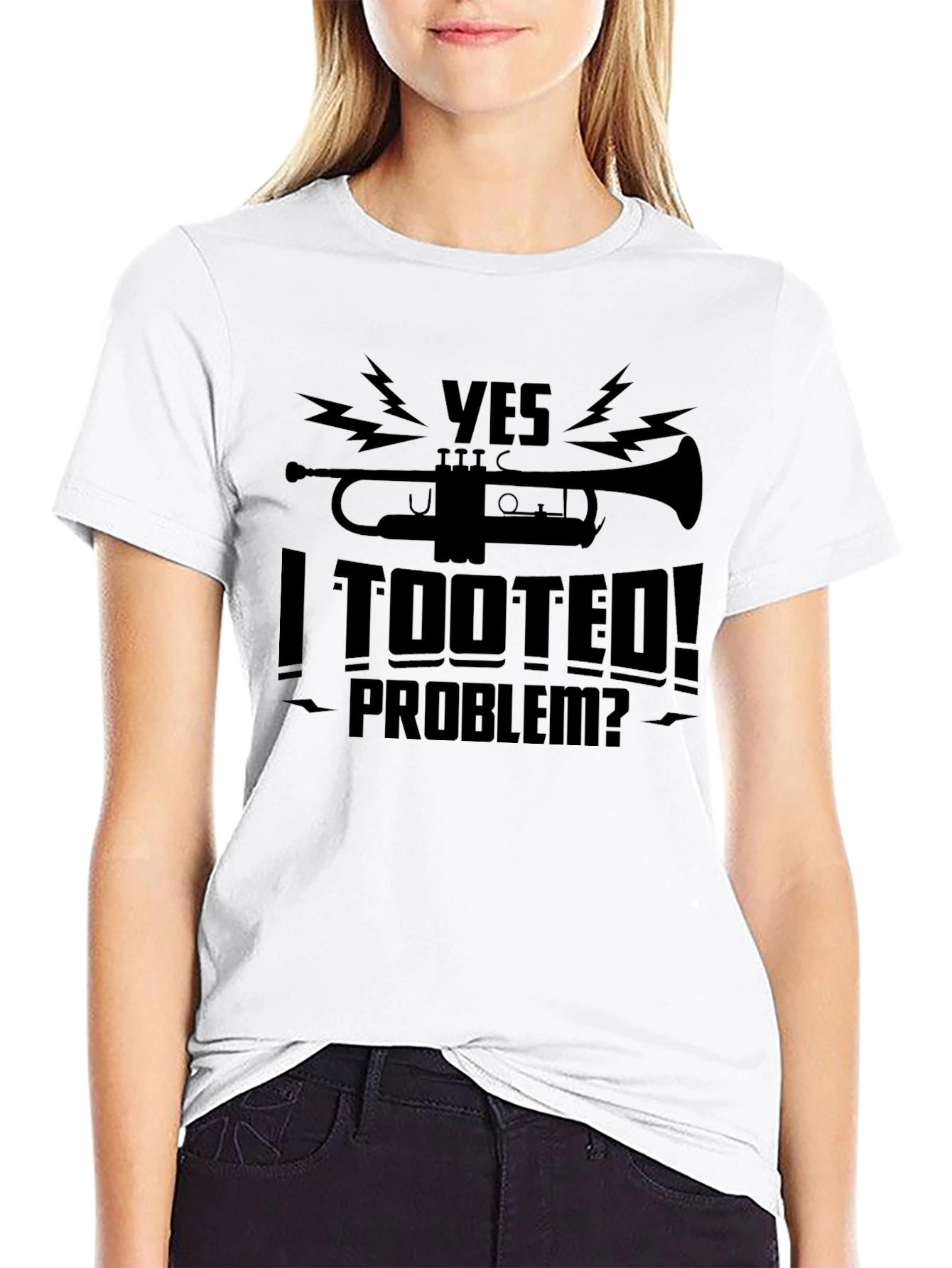 Yes I Tooted! Graphic T-Shirt - Funny Musician Tee