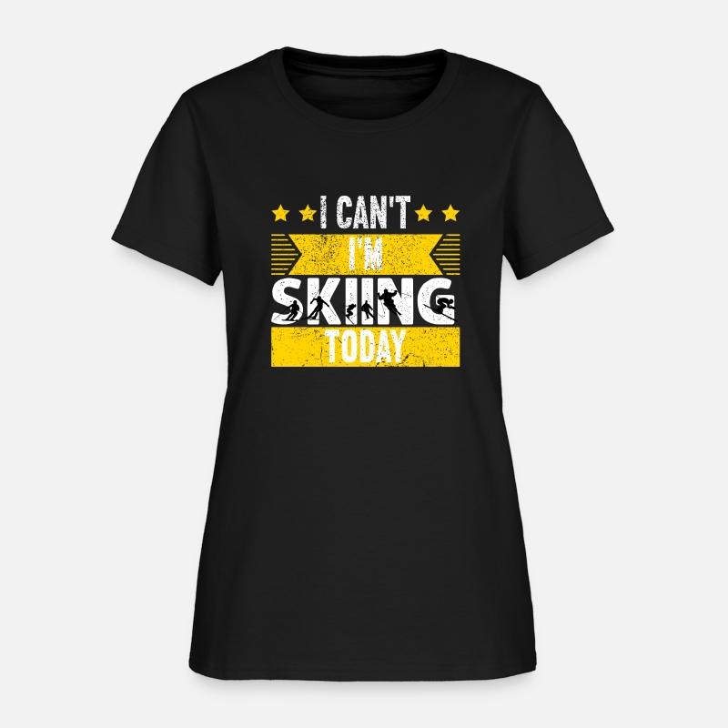 I Can't I'm Skiing Today Tee gift for snowboarders