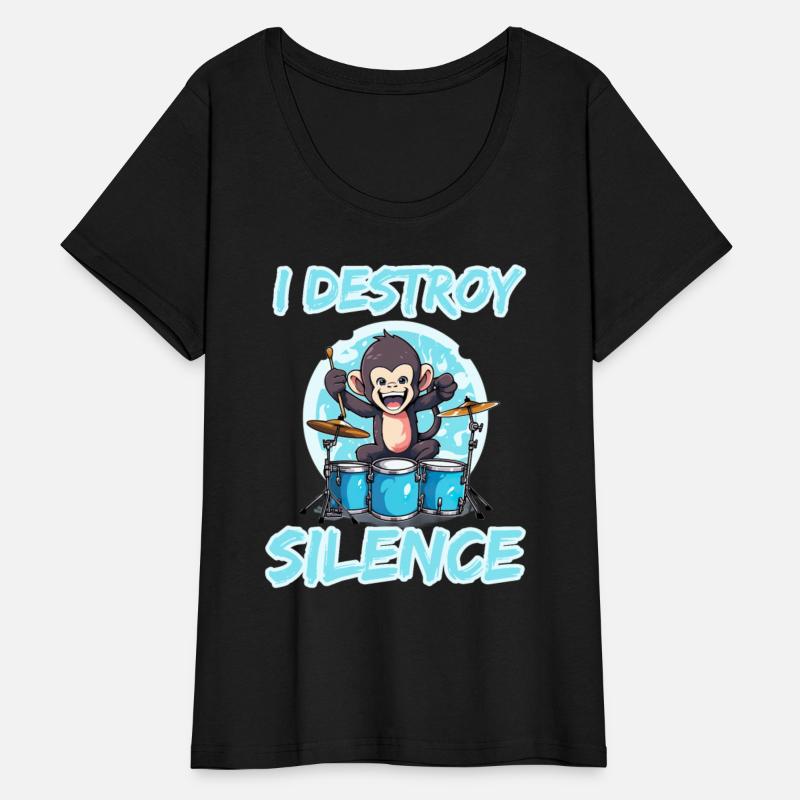 I Destroy Silence Monkey Drums