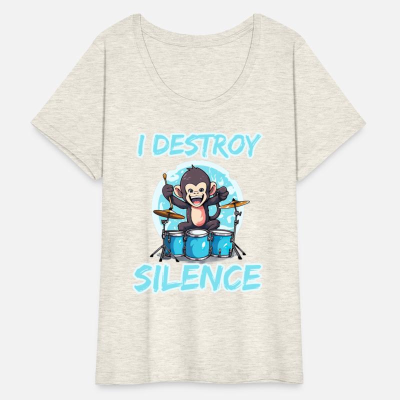 I Destroy Silence Monkey Drums