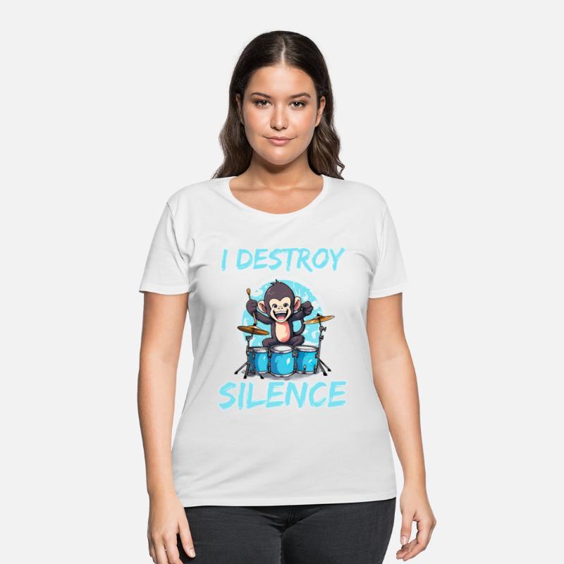 I Destroy Silence Monkey Drums