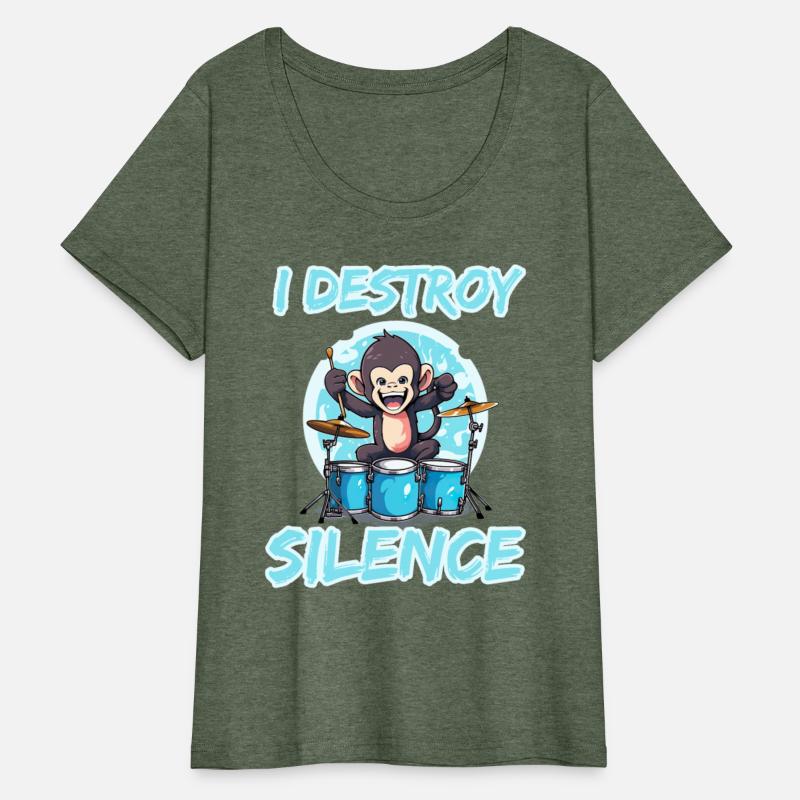 I Destroy Silence Monkey Drums