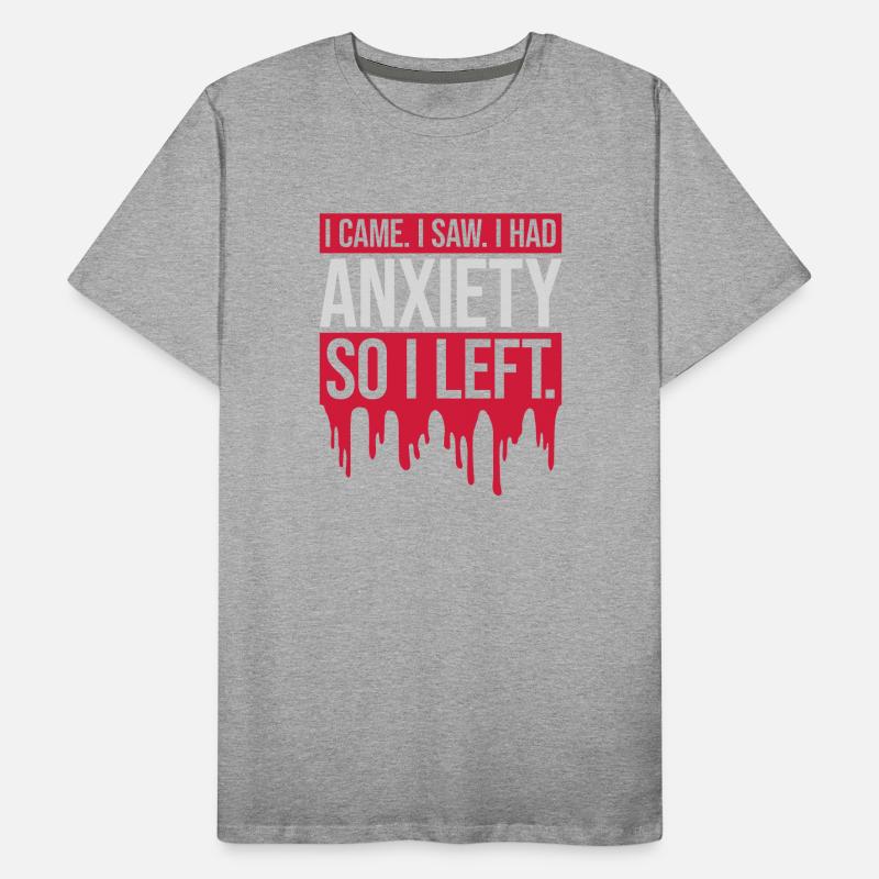 I had anxiety saying