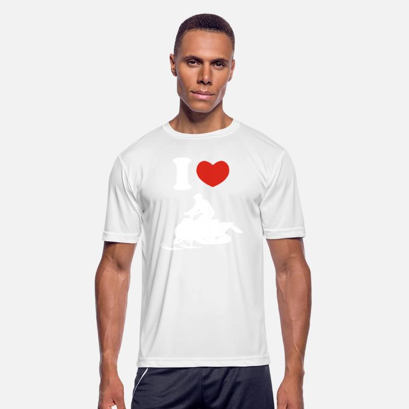 I Heart Love Snowmobile