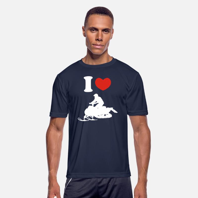 I Heart Love Snowmobile