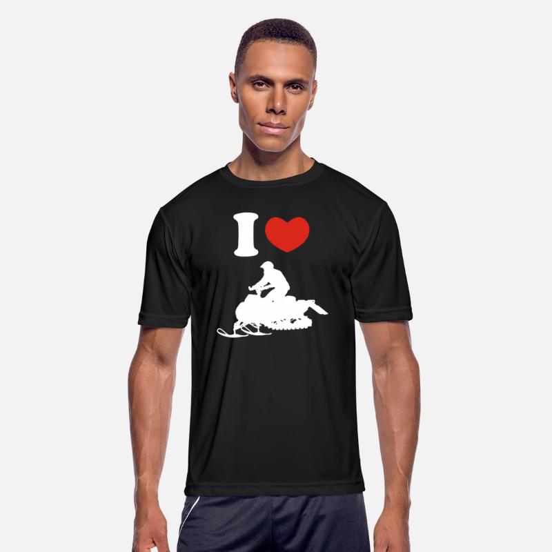 I Heart Love Snowmobile