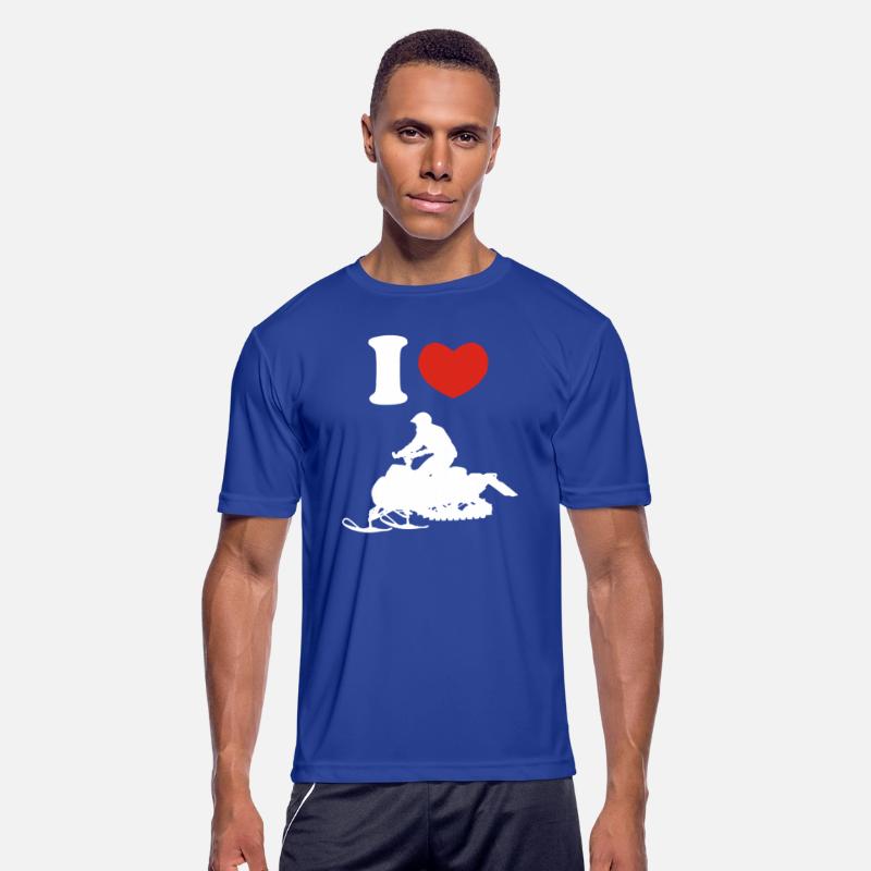 I Heart Love Snowmobile