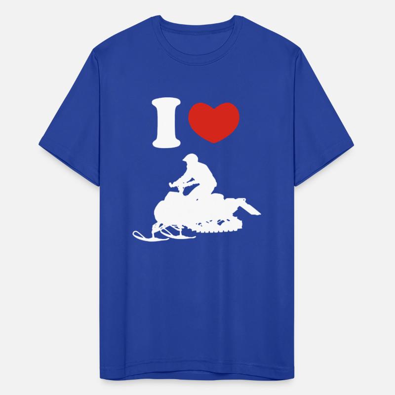 I Heart Love Snowmobile