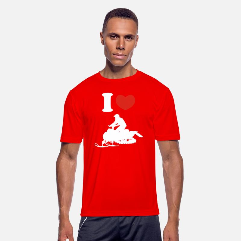 I Heart Love Snowmobile