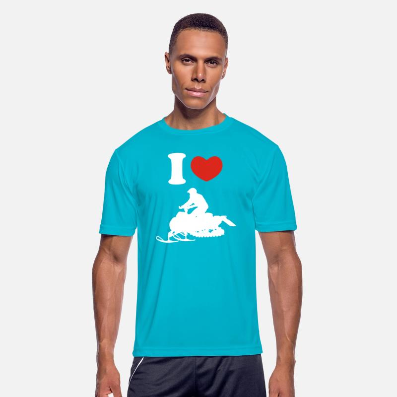 I Heart Love Snowmobile