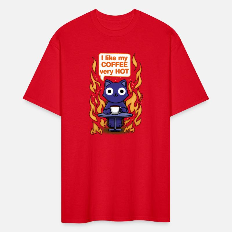 I like coffee very hot