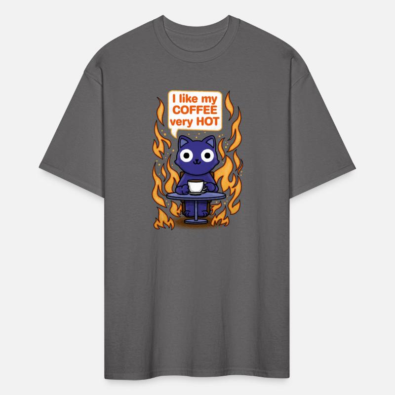 I like coffee very hot