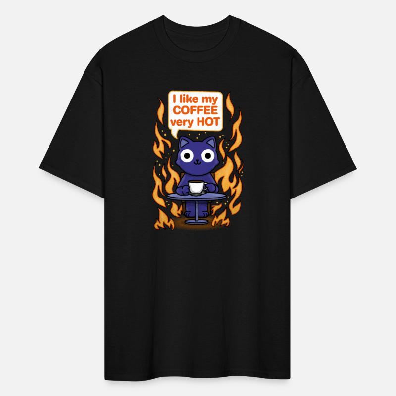 I like coffee very hot