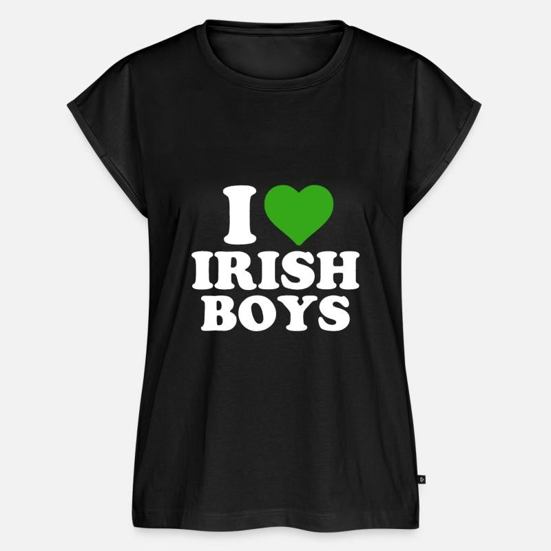 I Love Irish Boys Funny St Patrick's Day Heart