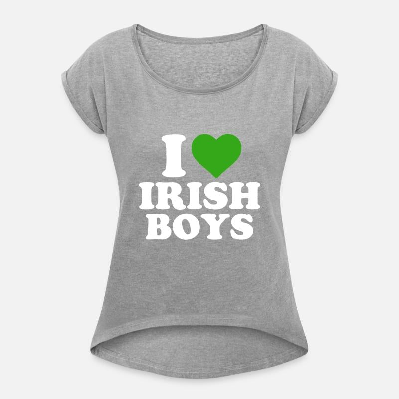 I Love Irish Boys Funny St Patrick's Day Heart