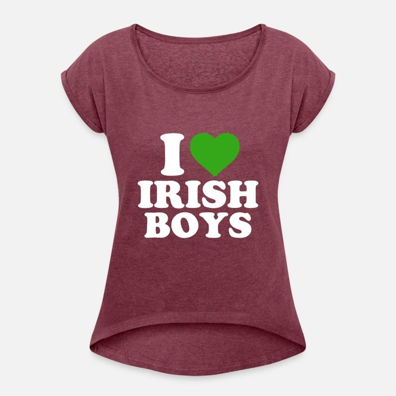 I Love Irish Boys Funny St Patrick's Day Heart