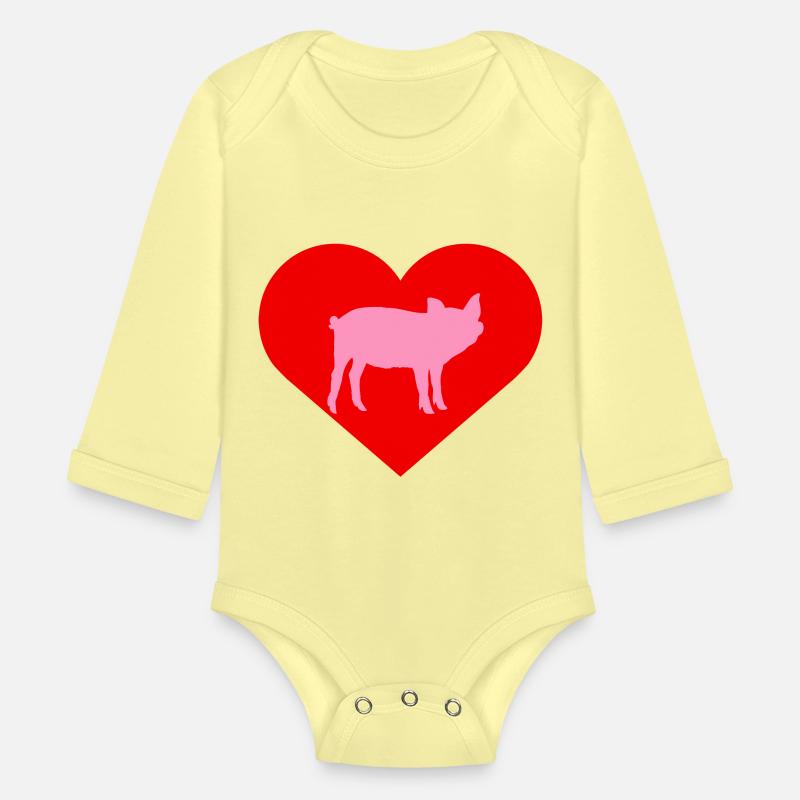 I Love Pigs pig heart piggy piglet silhouette