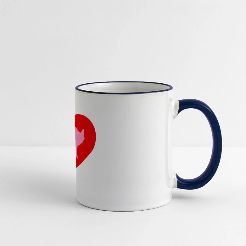 I Love Pigs pig heart piggy piglet silhouette