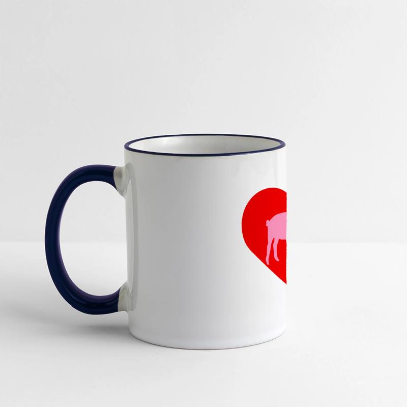 I Love Pigs pig heart piggy piglet silhouette