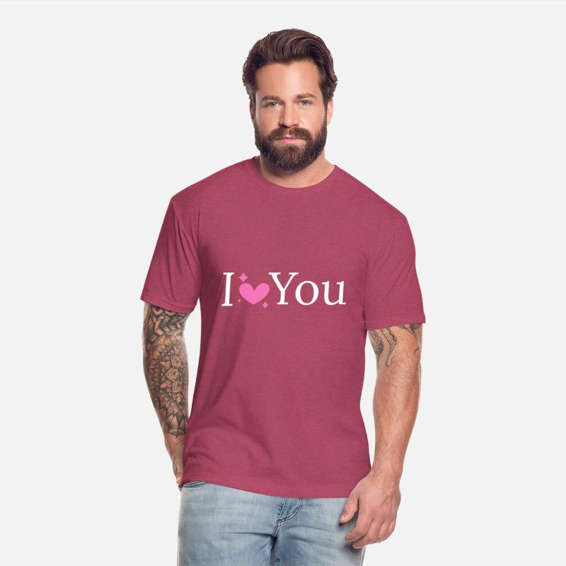 I love you tshirts design for women 100% cotton