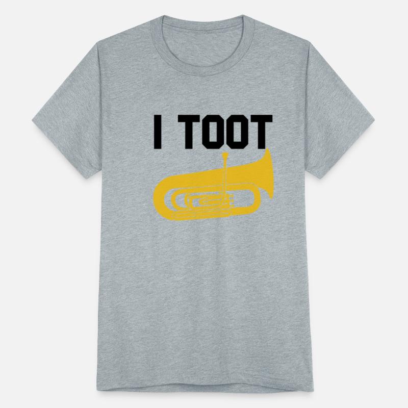 I Toot Tuba Funny Jazz Tuba Player School Band