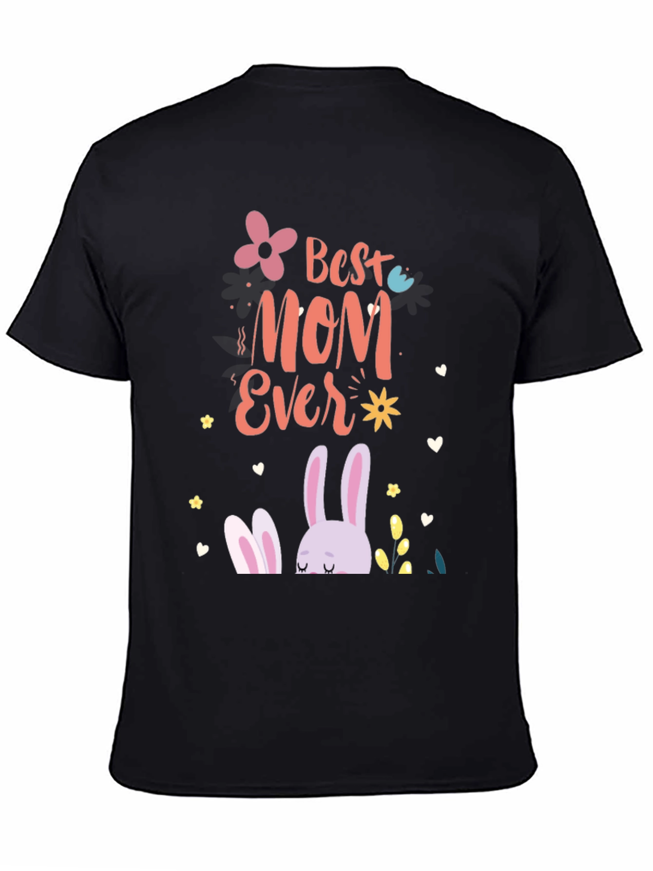 Best Mom Ever Easter Bunny Graphic T-Shirt