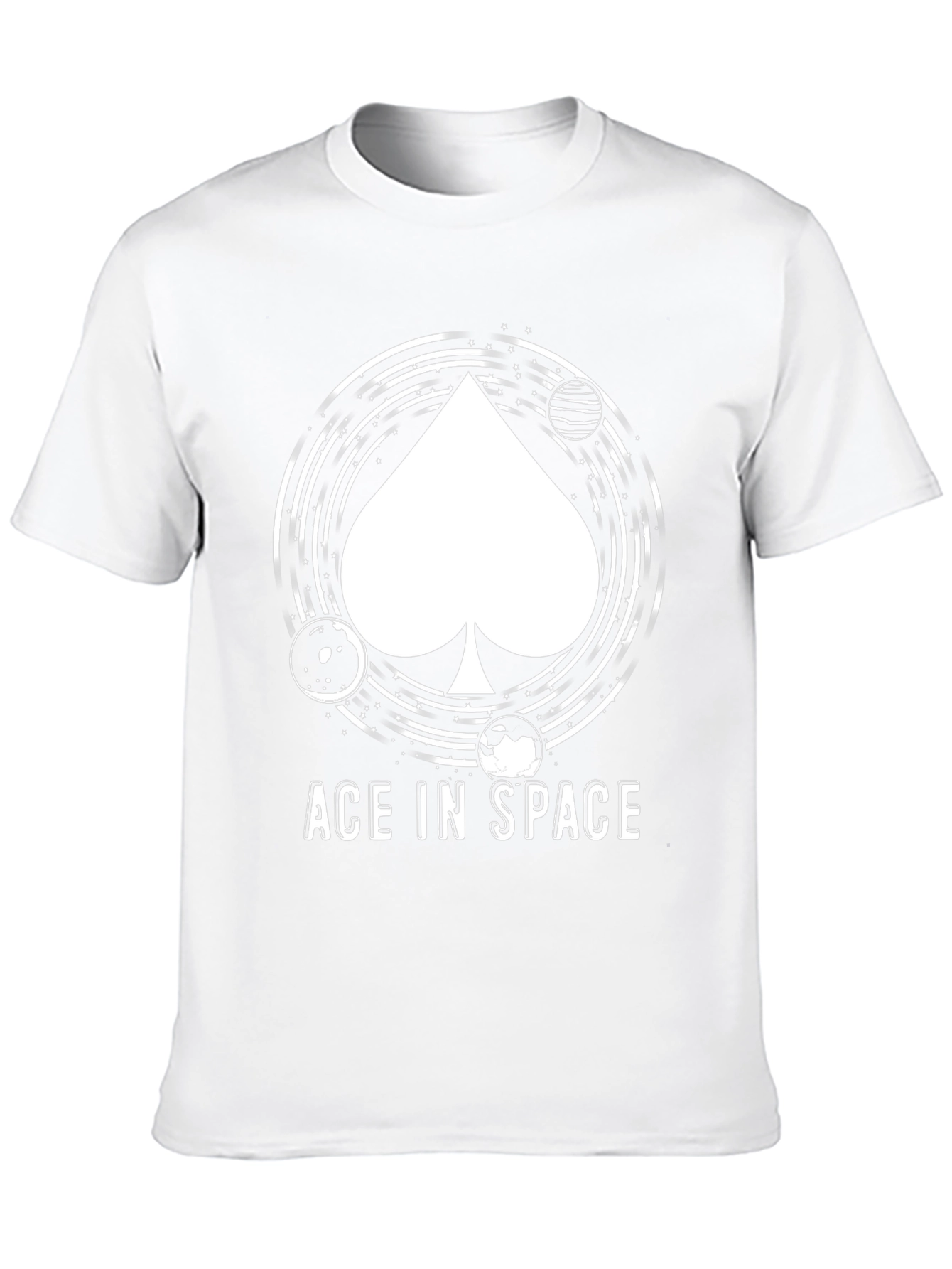 Ace In Space Black Graphic Tee