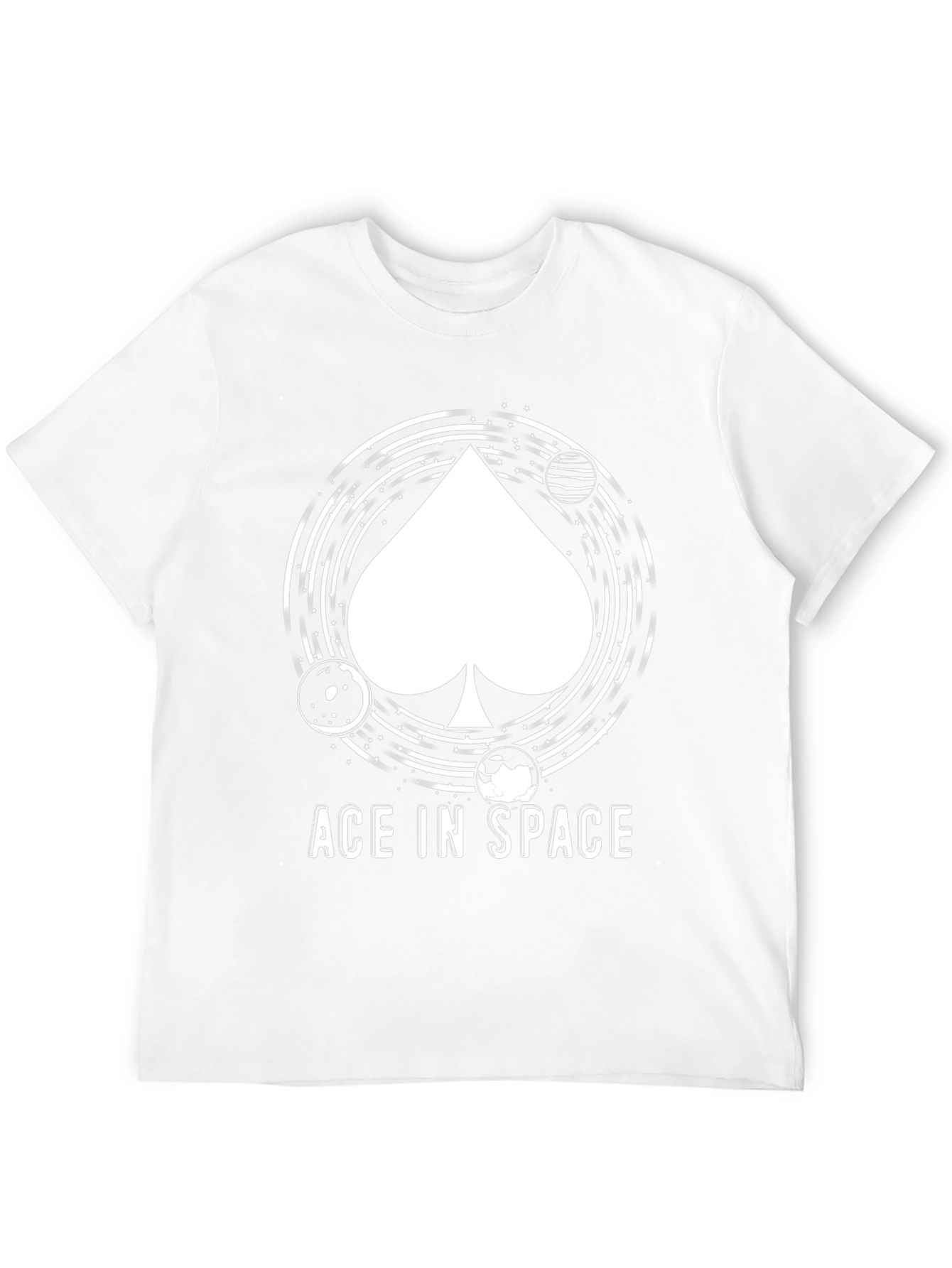 Ace In Space Black Graphic Tee