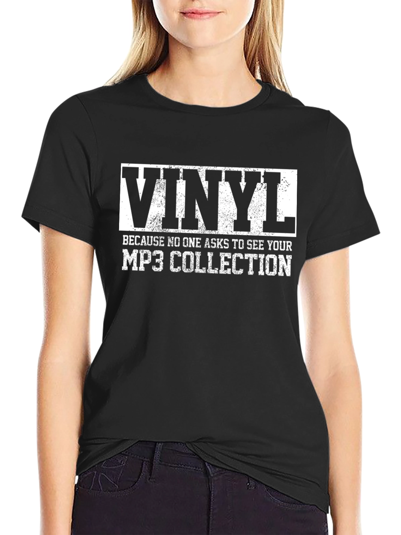 Vinyl vs MP3 T-Shirt: Music Lover Tee