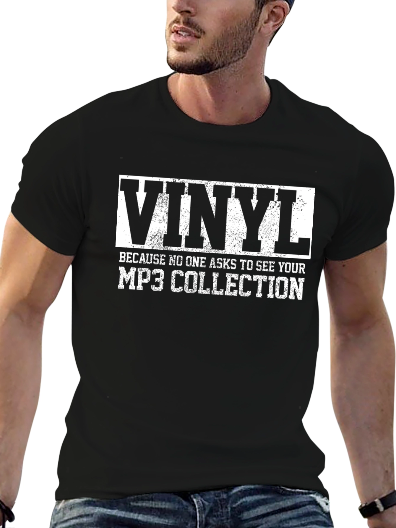 Vinyl vs MP3 T-Shirt: Music Lover Tee