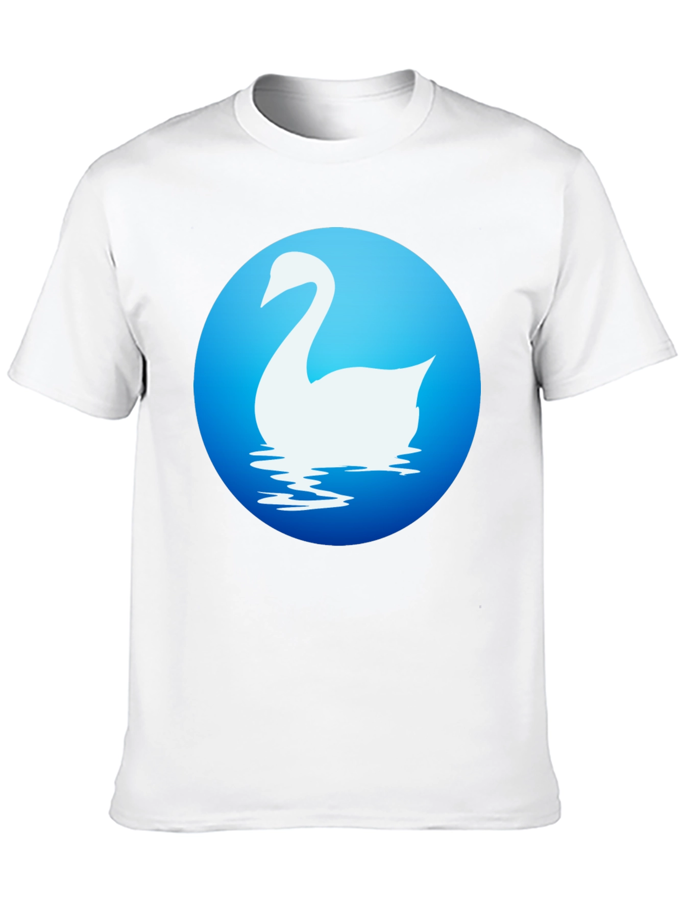 Swan Graphic Tee - Elegant Bird Design Shirt