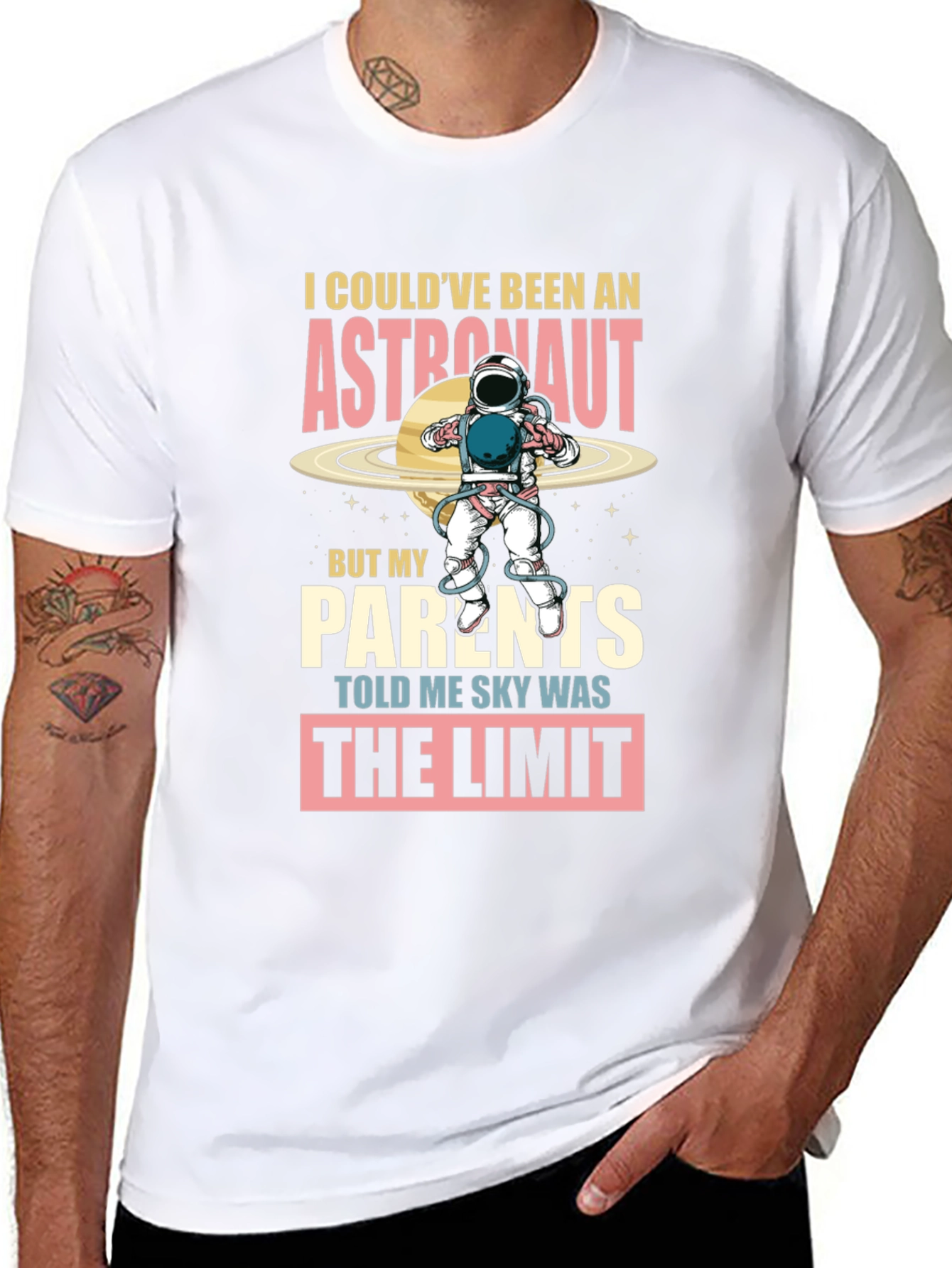 Astronaut T-Shirt: Skys the Limit!