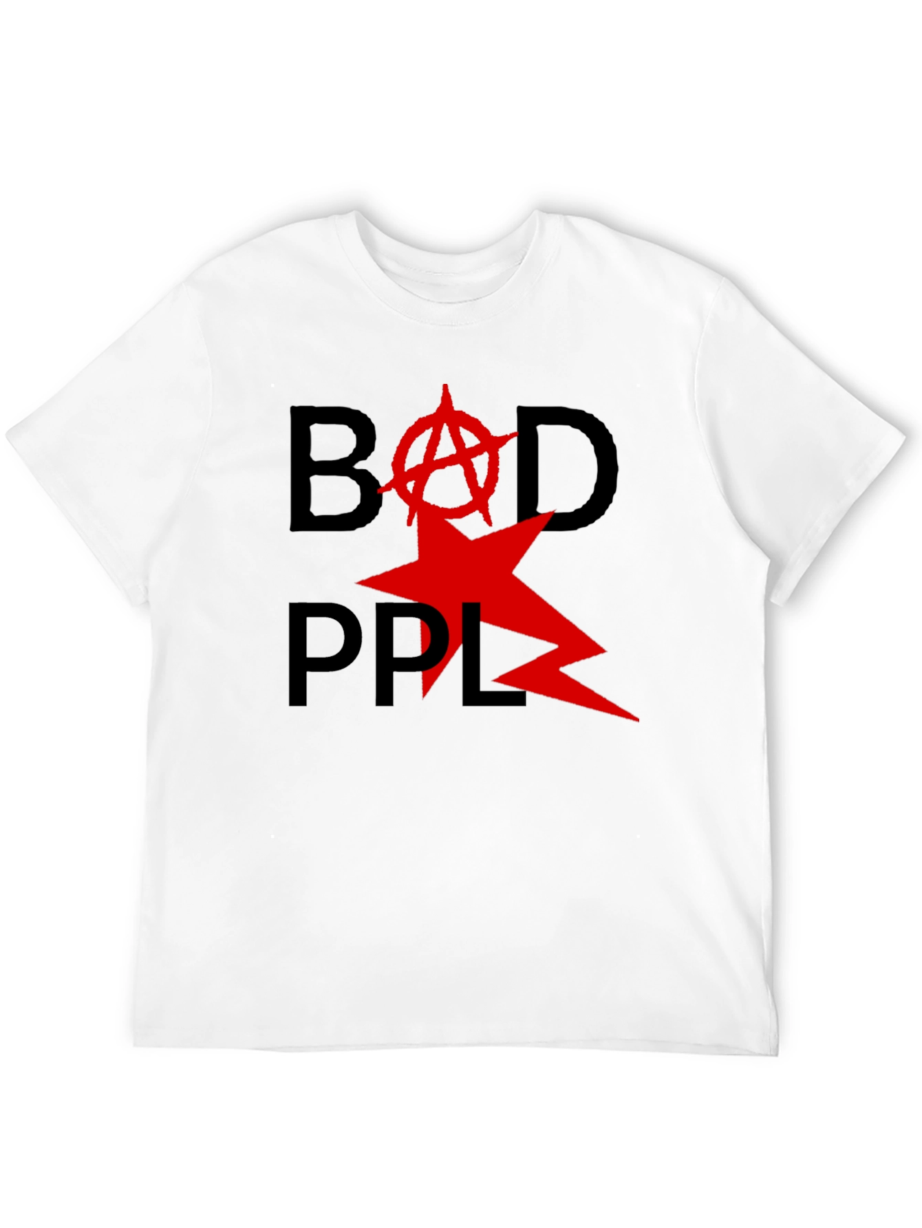 Bad PPL T-Shirt - Anarchy Star Design