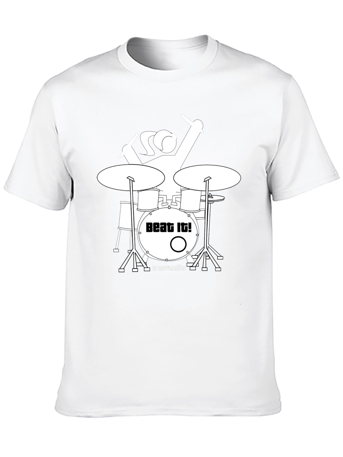 Beat It! Drummer Graphic T-Shirt