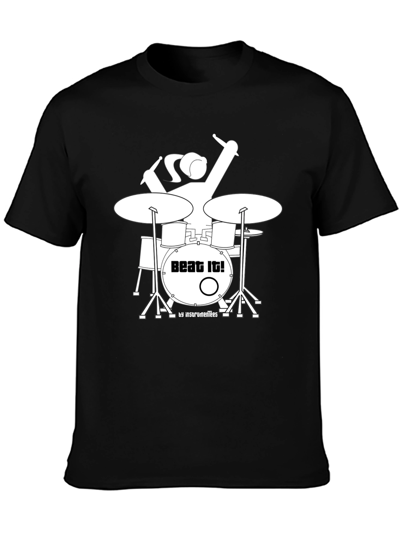 Beat It! Drummer Graphic T-Shirt