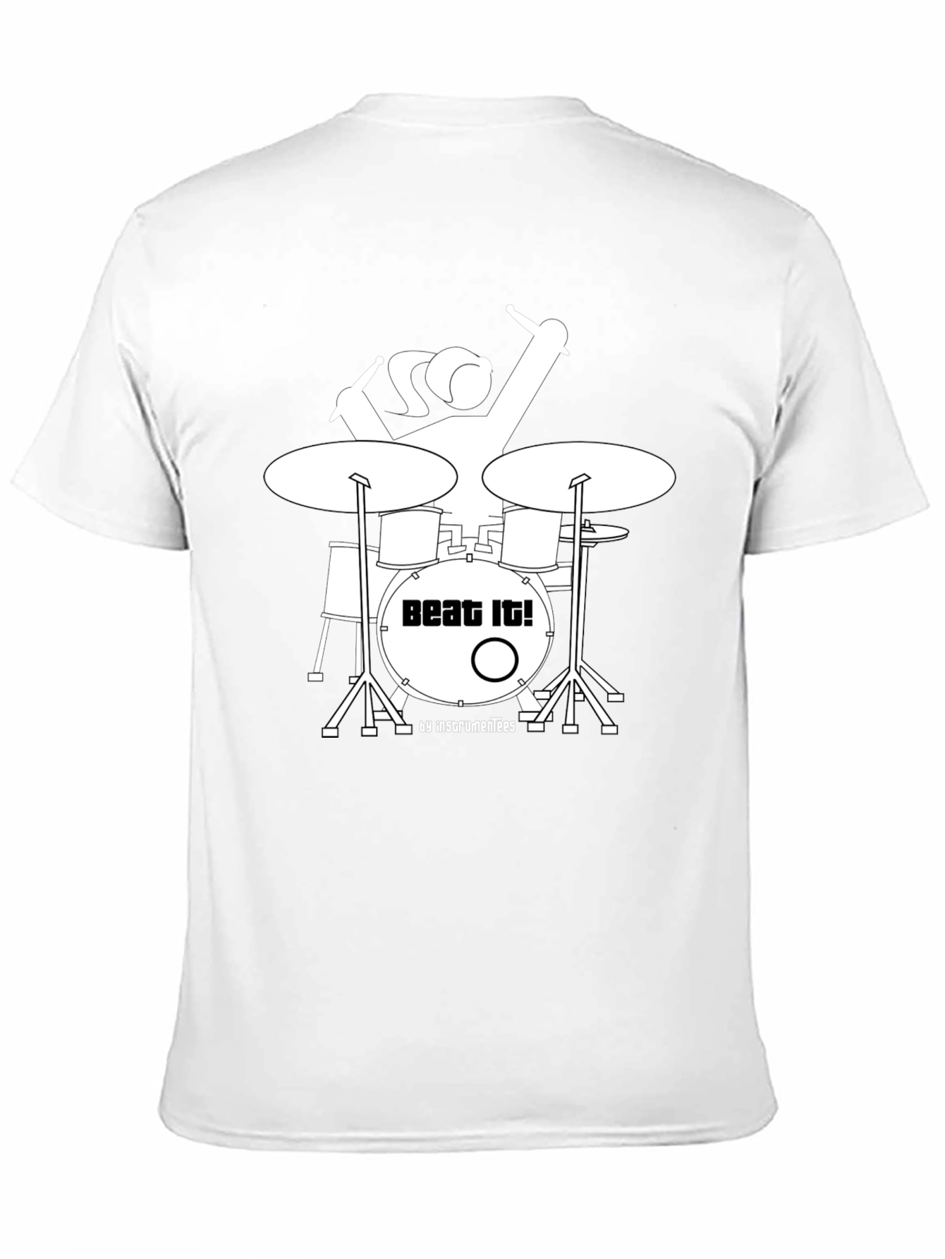 Beat It! Drummer Graphic T-Shirt