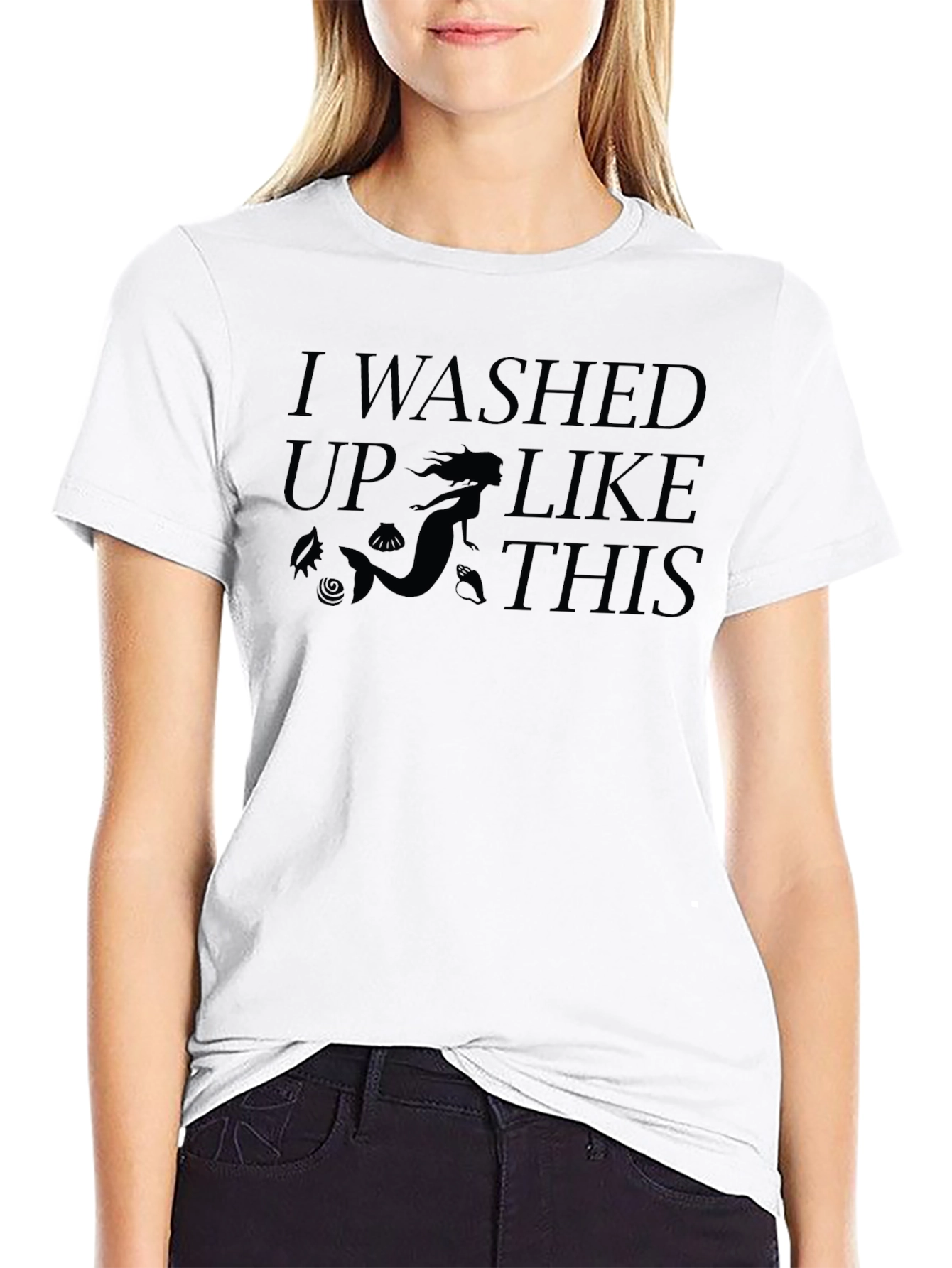 Washed Up Like This Novelty Graphic Tee
