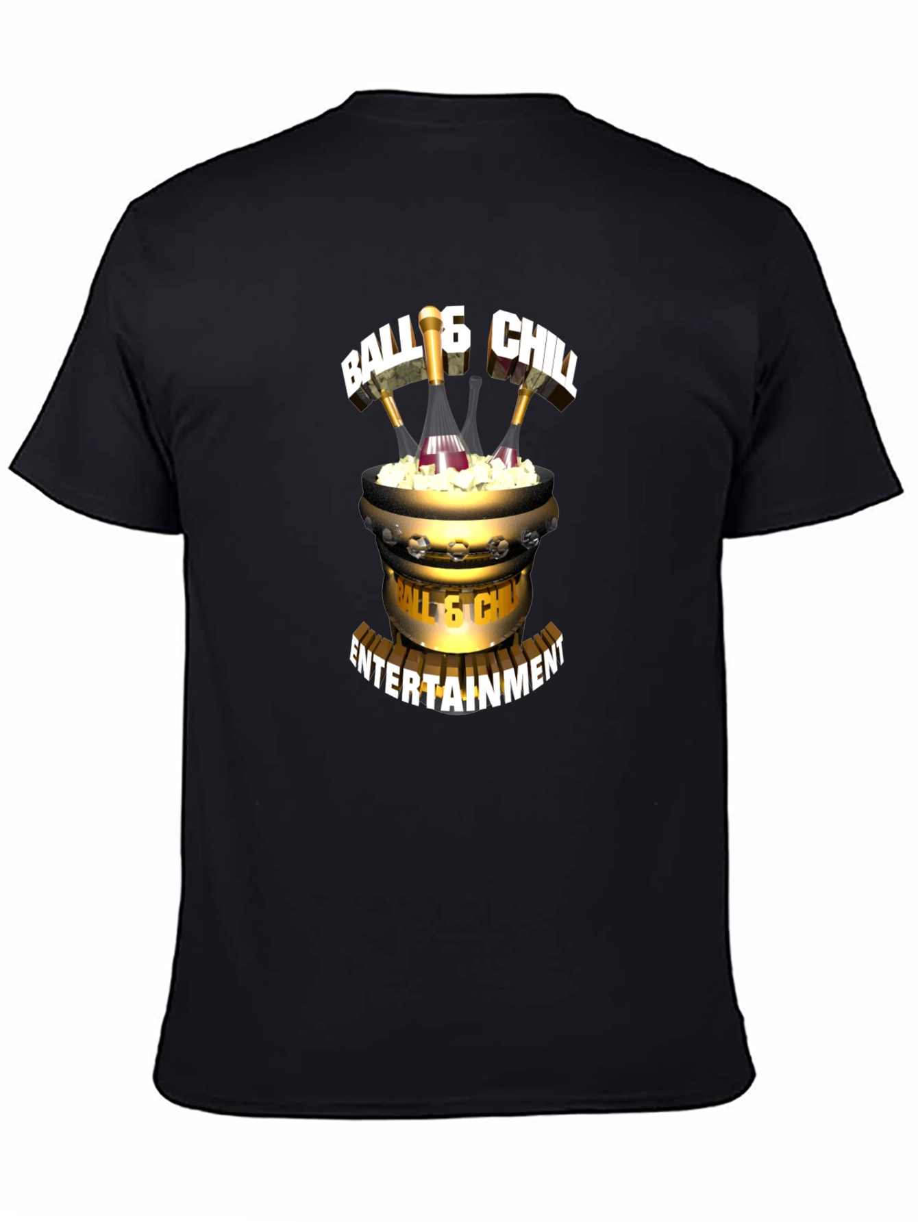Ball & Chill Entertainment Black T-Shirt