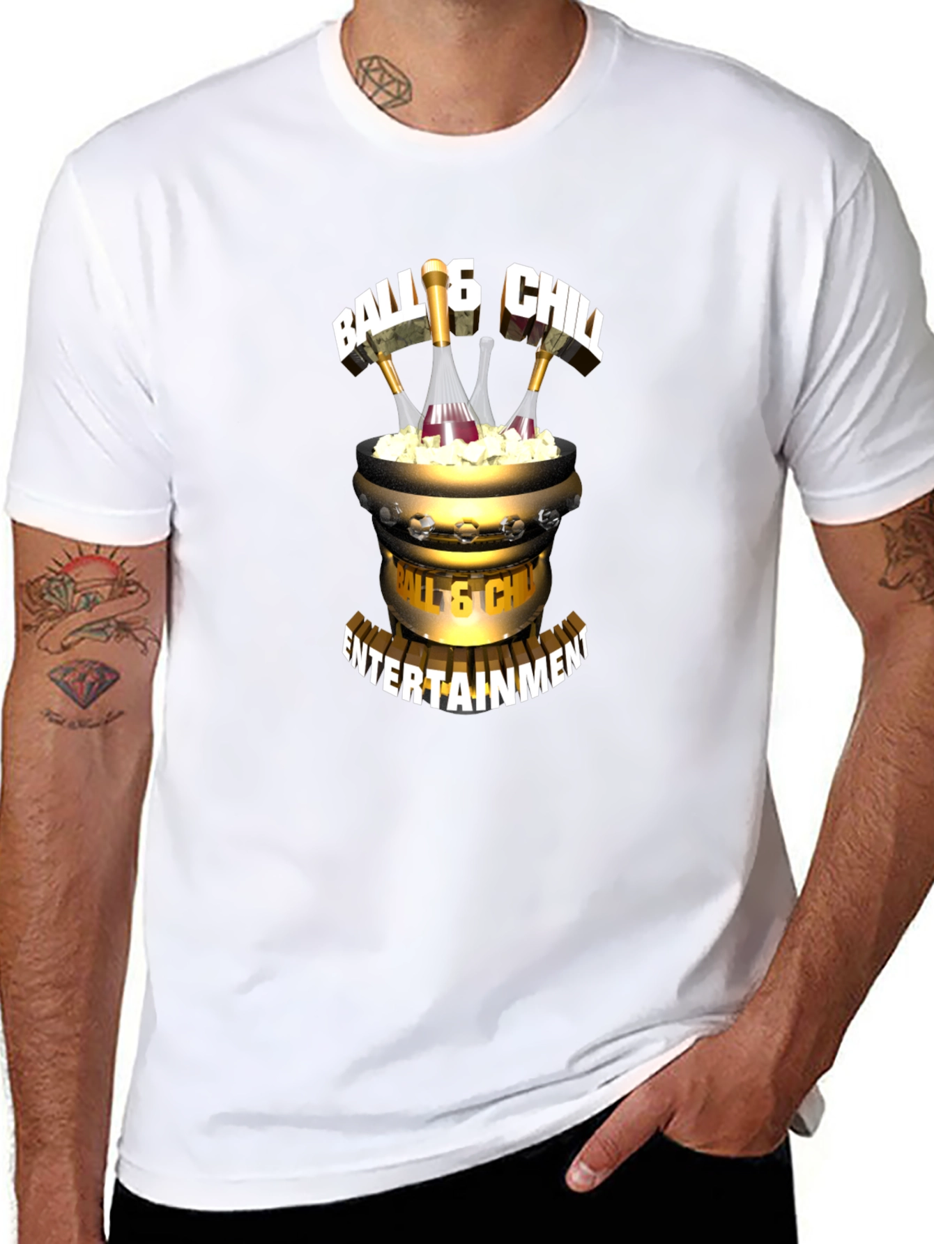 Ball & Chill Entertainment Black T-Shirt