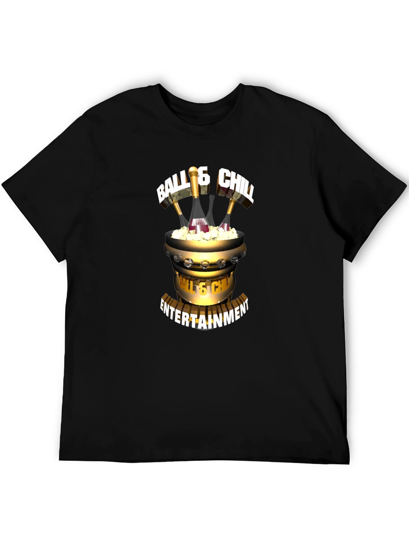 Ball & Chill Entertainment Black T-Shirt