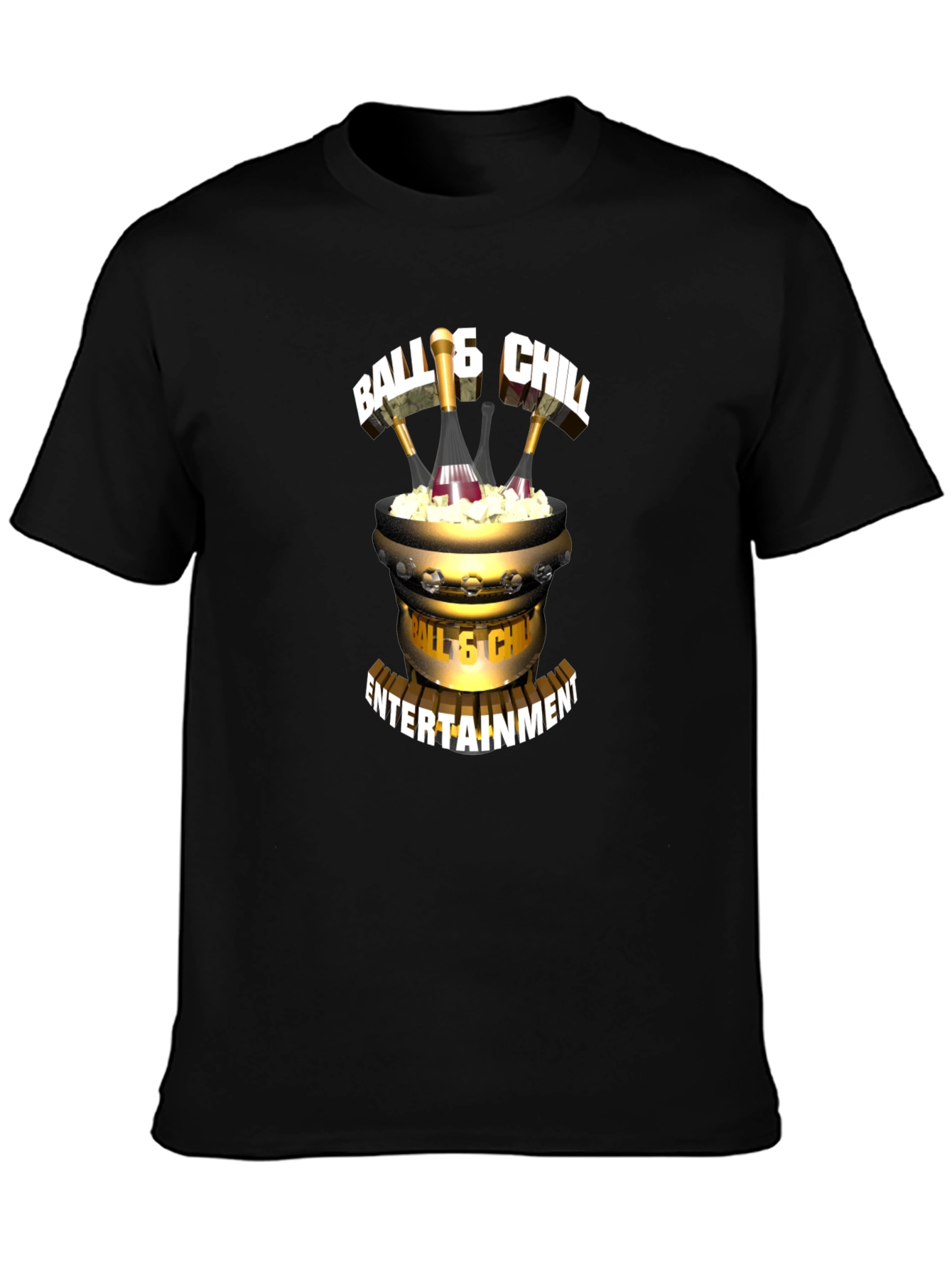 Ball & Chill Entertainment Black T-Shirt