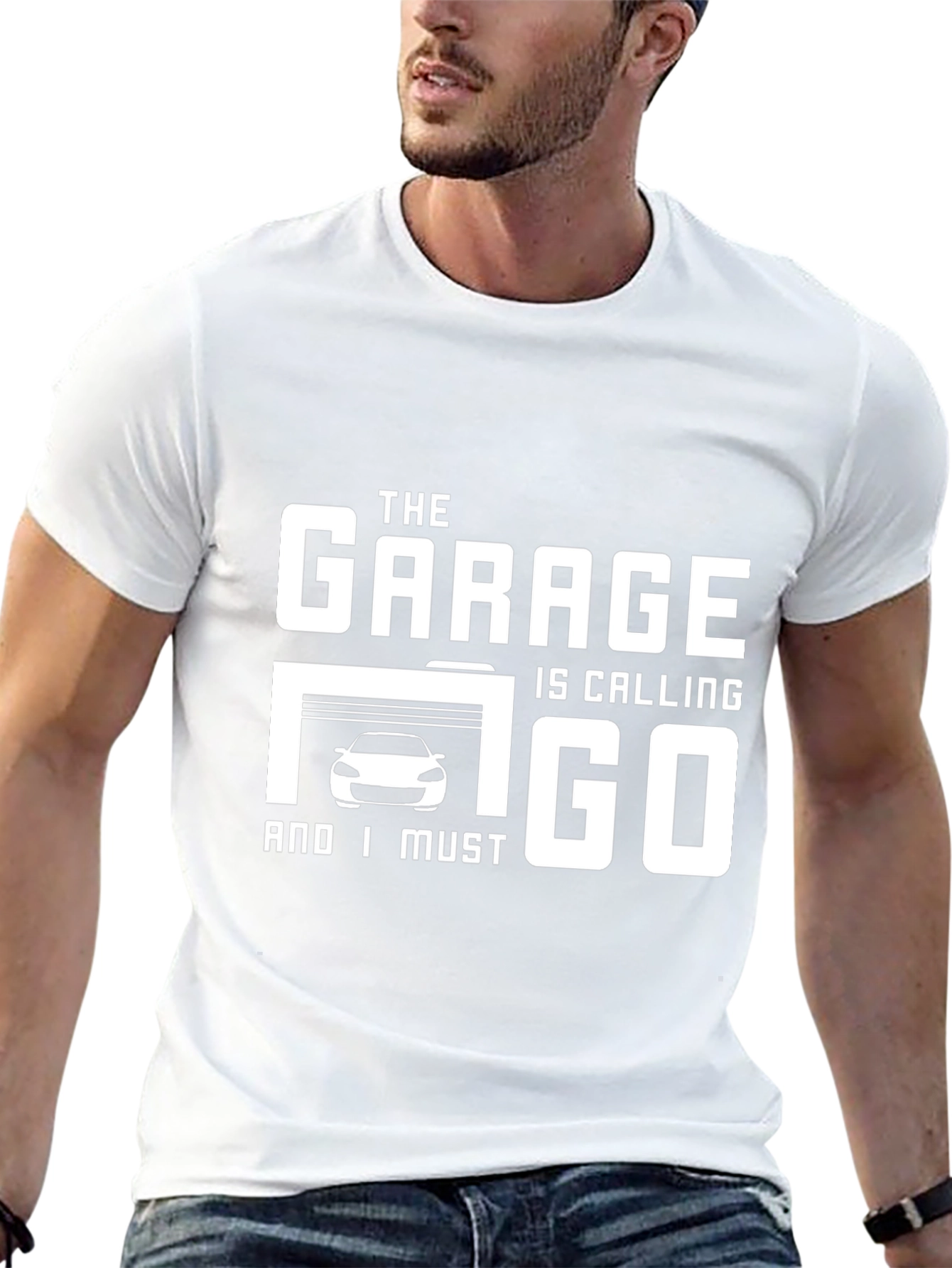 The Garage Is Calling Funny Car Lover T-Shirt