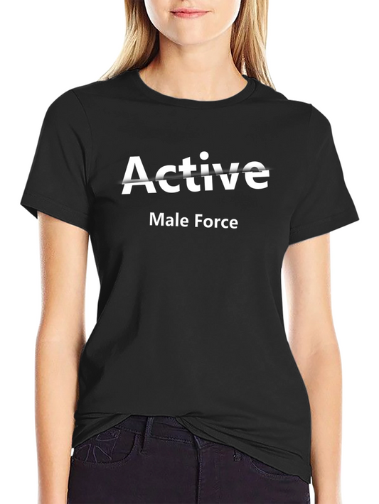Active Male Force Black T-Shirt