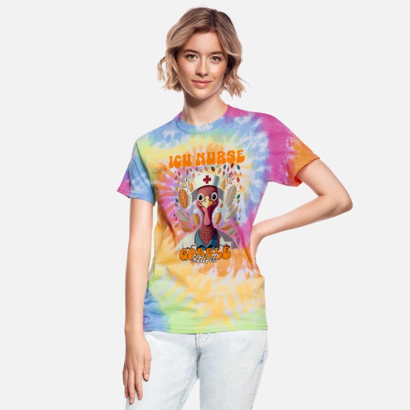 icu Nurse Gobble Squad Women ICU Nurse Thanksgivin