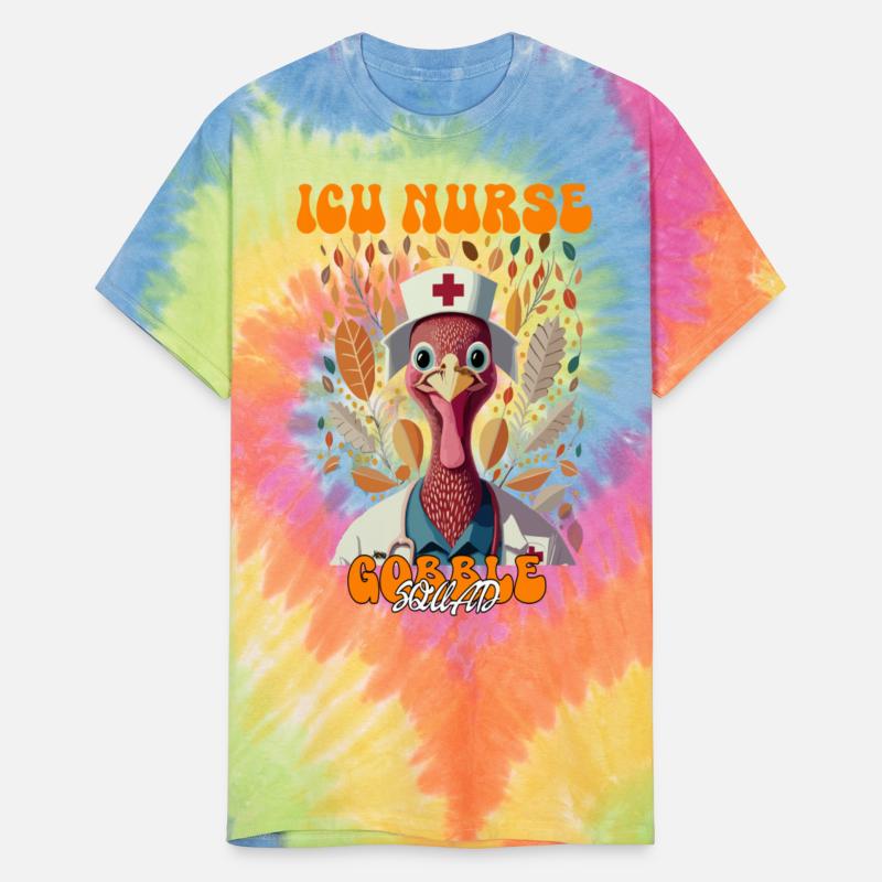 icu Nurse Gobble Squad Women ICU Nurse Thanksgivin
