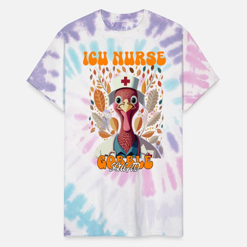 icu Nurse Gobble Squad Women ICU Nurse Thanksgivin