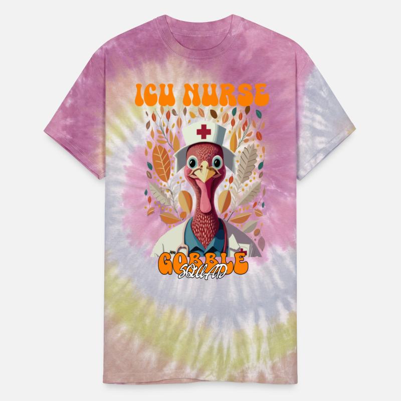 icu Nurse Gobble Squad Women ICU Nurse Thanksgivin