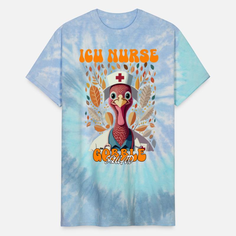 icu Nurse Gobble Squad Women ICU Nurse Thanksgivin